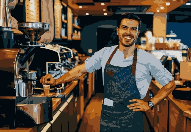 Barista training at Demilhs